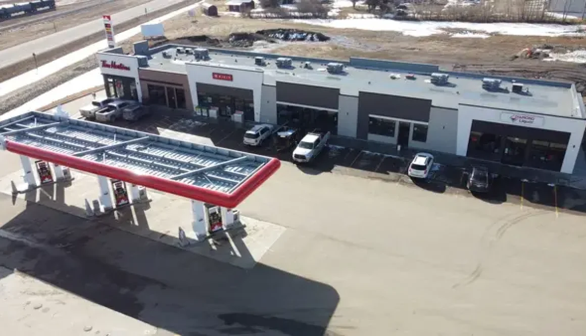 Rimbey Travel Centre Aerial